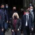 Brigitte Macron - Sorties des obsèques de Juliette Gréco en l'église Saint-Germain-des-Prés. Le 5 octobre 2020 © Jacovides-Moreau / Bestimage   