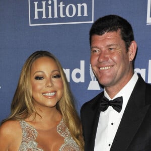 Archive - James Packer et Mariah Carey aux GLAAD Media Awards, le 14 mai 2016.