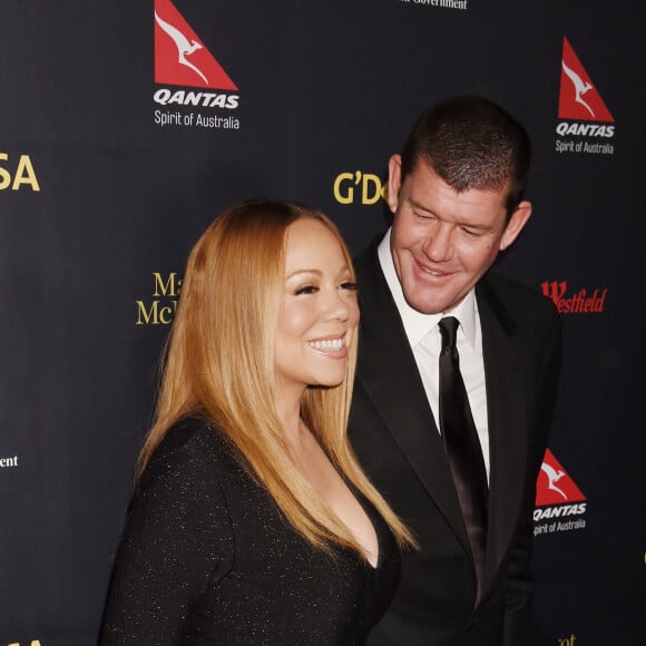 Mariah Carey et son compagnon James Packer - Célébrités arrivant à la soirée G'Day à Los Angeles le 28 janvier 2016. © CPA / BESTIMAGE