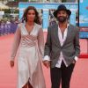 Malika Ménard et son compagnon Ycare - Arrivées à la cérémonie de clôture du 44e Festival du Film Américain de Deauville. © Denis Guignebourg / Bestimage