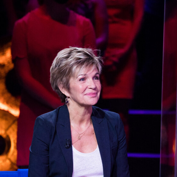 Exclusif - Véronique Jannot - Enregistrement de l'émission "La boîte à Secrets 5" à Paris, qui sera diffusée le 9 octobre sur France 3. Le 21 septembre 2020 © Tiziano Da Silva / Bestimage 