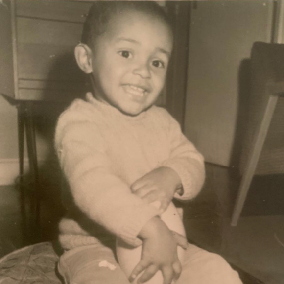 Yannick Noah, bébé. Photo publiée en octobre 2019.