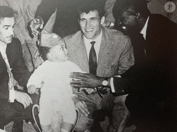 Yannick Noah à 1 an, en 1961. Photo publiée le 30 avril 2020.