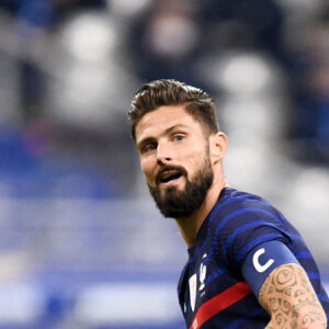 Olivier Giroud, Match de football amical France / Ukraine (7-1) au Stade de France le 7 octobre 2020 © FEP / Panoramic / Bestimage 