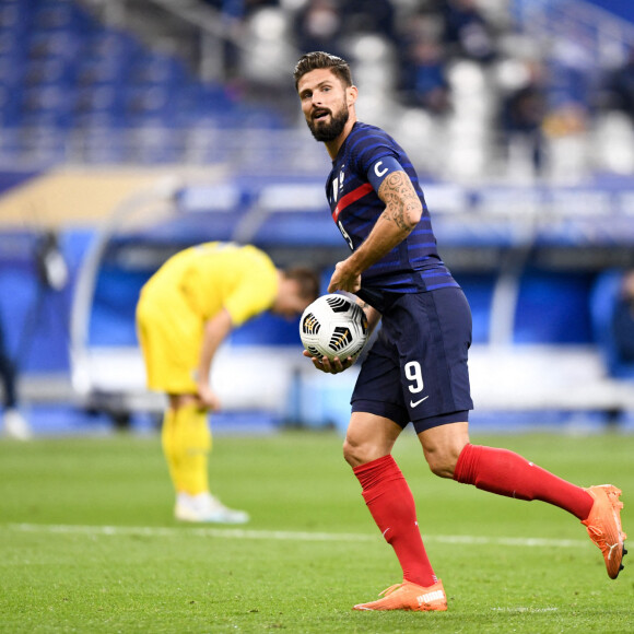 Olivier Giroud, Match de football amical France / Ukraine (7-1) au Stade de France le 7 octobre 2020 © FEP / Panoramic / Bestimage 