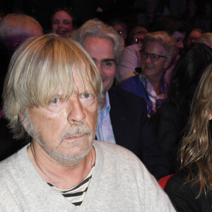 Exclusif - Le chanteur Renaud (Renaud Séchan) et son ex-femme Romane Serda - People au concert de Dave à Bobino à Paris le 18 novembre 2019. © Coadic Guirec/Bestimage