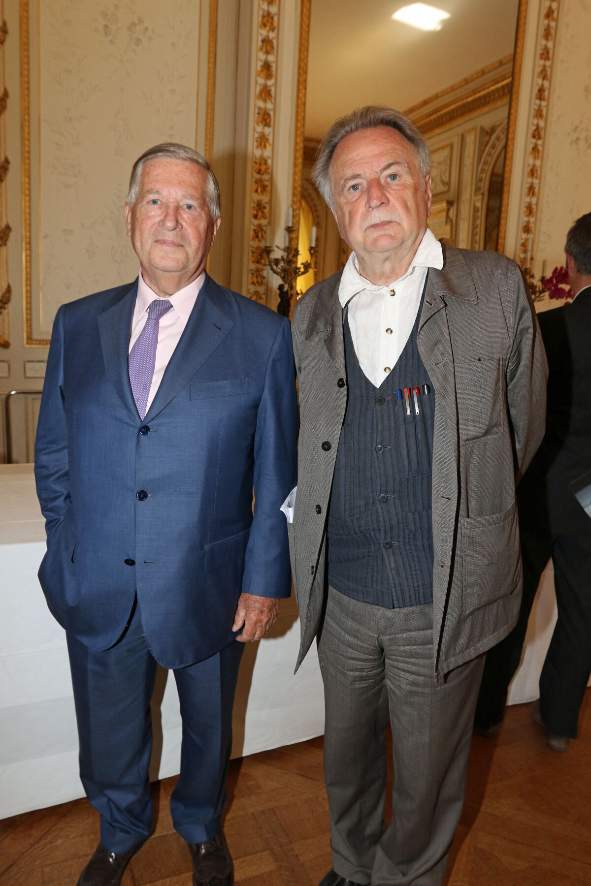 Photo Alain Duhamel, Régis Debray Le jury du Prix littéraire