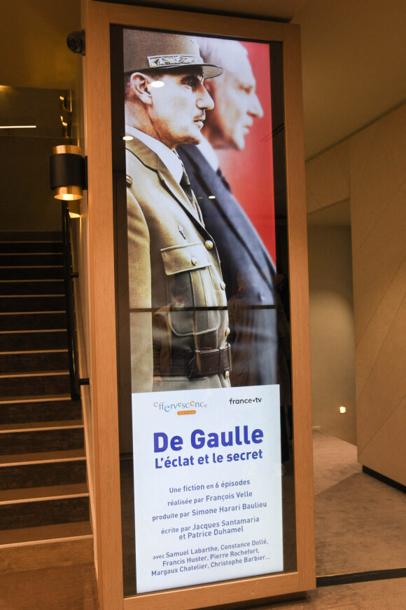 Exclusif - Avant-première de la série "De Gaulle, l'éclat et le secret" au cinéma Elysées Biarritz à Paris le 12 octobre 2020. La série sera diffusée sur France 2 en deux fois trois épisodes les 2 et 9 novembre 2020. © Coadic Guirec / Bestimage