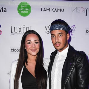 Exclusif - Jazz (Les Anges 8, La Villa des coeurs brisés) enceinte et son compagnon Laurent - Soirée Shauna Events au Buddha Bar Hôtel à Paris le 27 septembre 2017. Shauna Events est une agence de communication, d'événementiel et de marketing social produisant des personnalités du monde des médias. ©