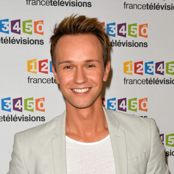 Cyril Féraud lors du photocall de la présentation de la nouvelle dynamique 2017-2018 de France Télévisions. Paris, le 5 juillet 2017. © Guirec Coadic/Bestimage