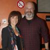 Philippe Etchebest et sa femme Dominique - People assistent au spectacle "Laurent Gerra Sans Modération" sur la scène de l' Olympia à Paris. © Alain Guizard/Bestimage