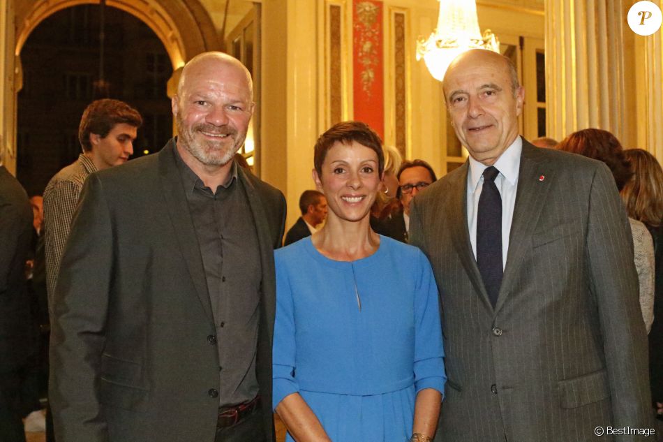 Philippe et sa femme Dominique Etchebest avec Alain Juppé ...