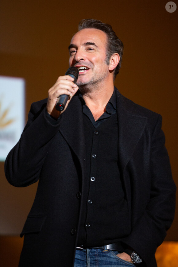 Jean Dujardin lors de l'avant-première du film 'J'accuse' au cinéma UGC de Brouckère, à Bruxelles