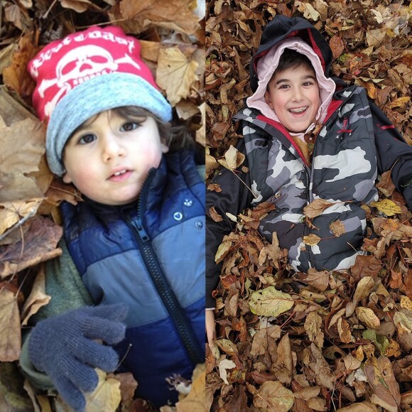 Nelson et Eddy, les fils de Céline Dion, immortalisées par leur maman. Instagram.