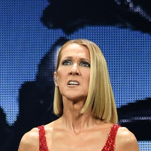 Céline Dion en concert à l'American Airlines Arena dans le cadre de sa tournée "Courage World Tour" à Miami, le 17 janvier 2020.