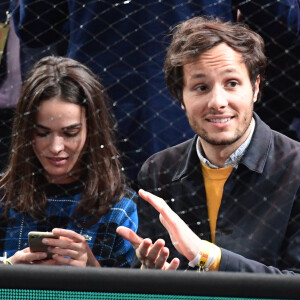 Vianney Bureau (Vianney) et sa compagne Catherine Robert - People lors de la finale du tournoi Rolex Paris Masters 2019 à Paris le 3 novembre 2019. © Veeren - Perusseau / Bestimage 