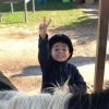 Tony Parker a publié des photos de ses fils Liam et Josh, ses "petits cavaliers" le 25 octobre 2020.