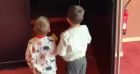 Tony Parker est allé avec voir le films "Les Trolls 2" avec ses fils Liam et Josh. Ocotbre 2020.