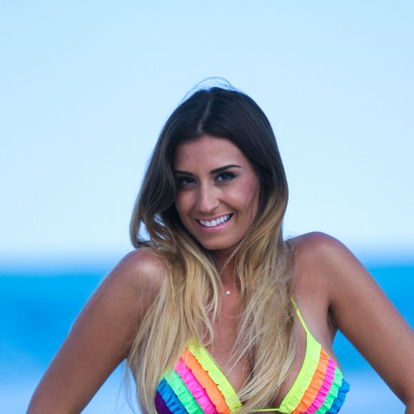 Exclusif - Martika, 23 ans ( "L'Ile des Vérités 1" et "Le Bachelor 2"), candidate de l'émission "La Villa des coeurs brisés" à Tulum au Mexique le 9 février 2015.