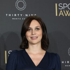 Nathalie Péchalat, présidente de la fédération française des sports de glace - Photocall et cérémonie des Sportel Awards 2020 à la salle Prince Pierre du Grimaldi Forum de Monaco le 27 octobre 2020. © Jean-charles Vinaj / Bestimage 