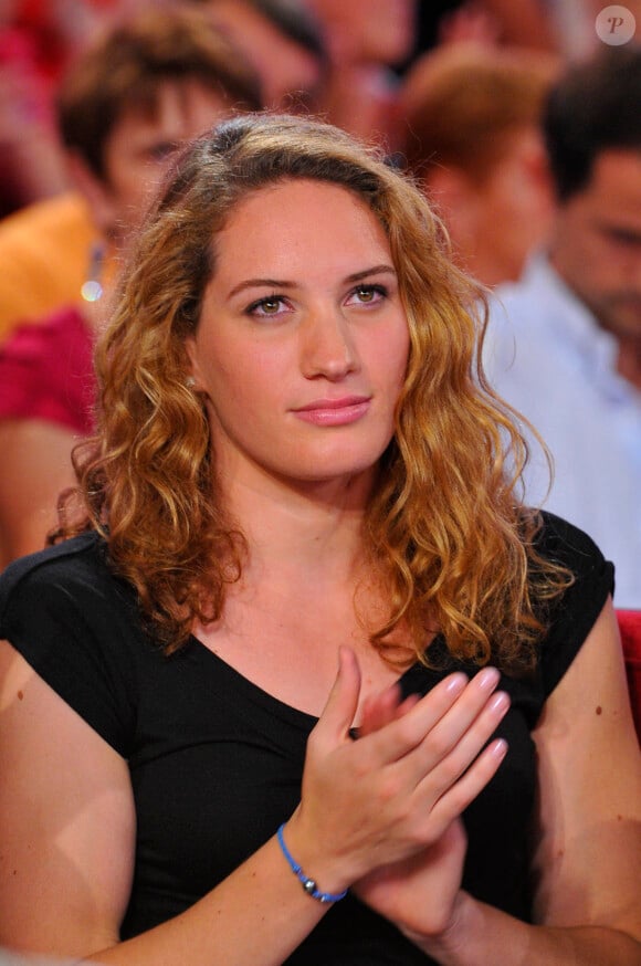 Camille Muffat - Enregistrement de l'émission "Vivement dimanche" le 5 septembre 2012