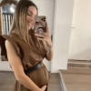 Alexia Mori révèle comment elle a caché sa troisième grossesse pendant des semaines. Octobre 2020.