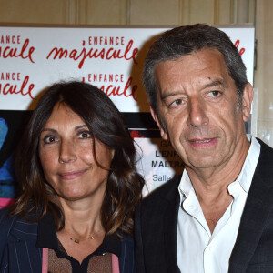 Michel Cymes et sa femme Nathalie - Gala d'Enfance Majuscule donné au profit de l'enfance maltraitée à la salle Gaveau à Paris, le 25 mars 2019. © Giancarlo Gorassini/Bestimage 