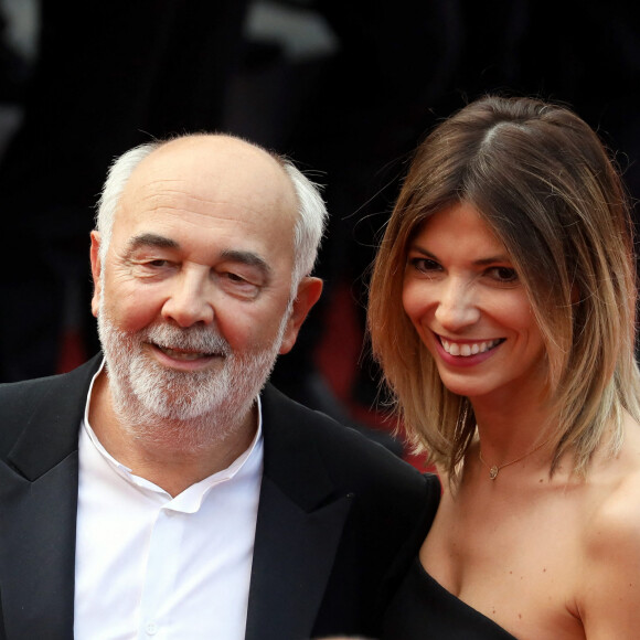 Gérard Jugnot et sa compagne Patricia Campi - Montée des marches du film "Twin Peaks" lors du 70e Festival International du Film de Cannes. Le 25 mai 2017. © Borde-Jacovides-Moreau/Bestimage