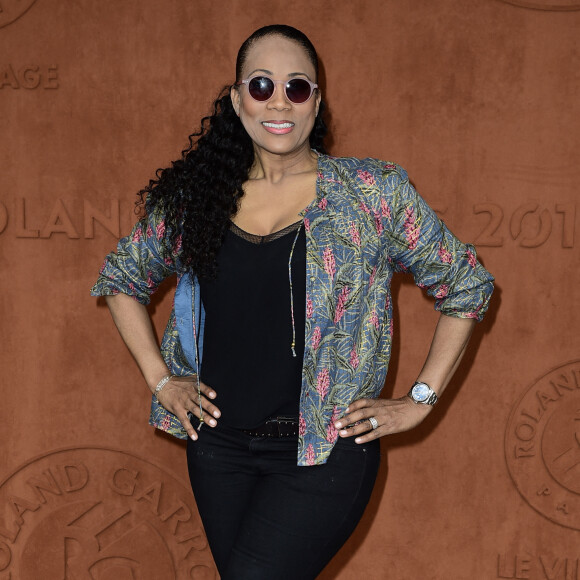 Christine Kelly au Village Roland Garros lors du tournoi de Roland-Garros 2019. Paris, le 26 mai 2019. 