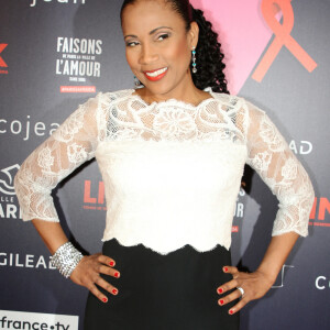 Christine Kelly lors du gala de charité le grand bal "ParAmour' à l'hôtel de ville de Paris, France, le 14 février 2019. L'ensemble des bénéfices récoltés lors de la soirée seront reversés à la lutte contre le sida (PARISSANSANSSIDA). © Denis Guignebourg/Bestimage 