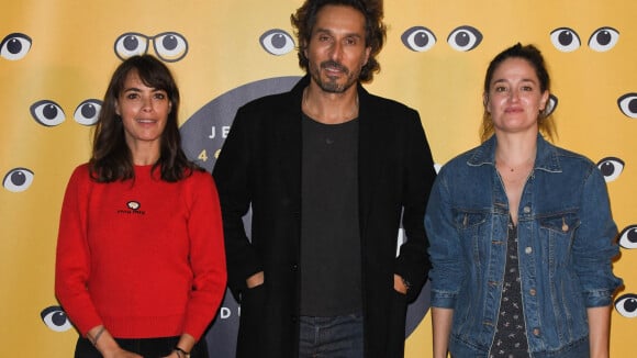 Bérénice Béjo sublime marraine, entourée de Marie Gillain et Vincent Elbaz