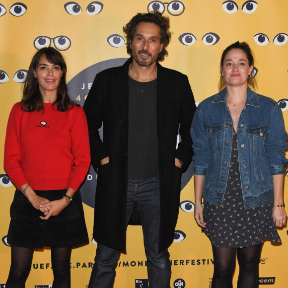 Berenice Bejo, marraine de la 16ème édition, Vincent Elbaz et Marie Gillain - People à l'avant-première du film "Mystère" lors du festival "Mon premier festival" au Forum des Images à Paris. © Coadic Guirec / Bestimage