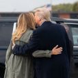 Donald Trump et sa femme Melania sur la base Andrews dans le Maryland © White House / Zuma Press / Bestimage