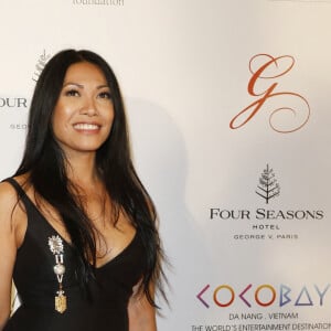 Anggun lors du photocall de la 8ème édition du "Global Gift Gala" à l'hôtel Four Seasons George V à Paris, le 16 mai 2017. © Marc Ausset-Lacroix/Bestimage