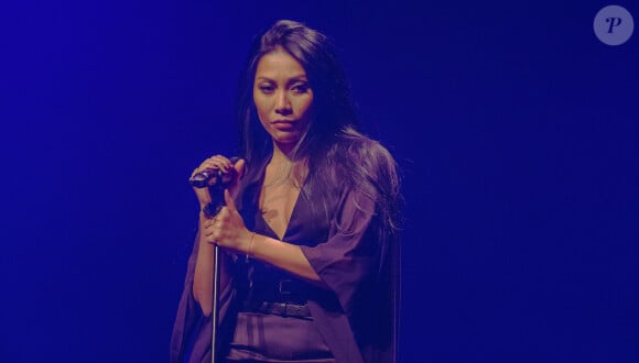 Anggun en concert au théâtre du casino Barrière à Lille, le 1er avril 2017. © Stéphane Vansteenkiste/Bestimage