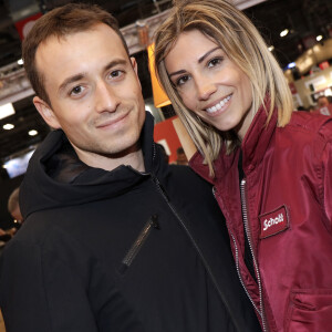 Hugo Clément et sa compagne Alexandra Rosenfeld (Miss France 2006) - Salon du livre de Paris le 16 mars 2019. © Cédric Perrin/Bestimage