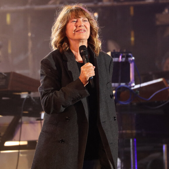 Exclusif - Jane Birkin sur scène lors du Festival des Festivals au parc de saint-Cloud le 26 août 2020. Un spectacle diffusé en live sur France 2.