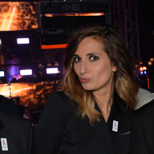 Exclusif - Hervé Mathoux, Marie Portolano et Benjamin Castladi - Concert "Paris, À nous les Jeux!" pour fêter l'attribution des Jeux Olympiques et Paralympiques d'été 2024 sur la place de l'hôtel de ville de Paris, France, le 15 septembre 2017. © Veeren/Bestimage 