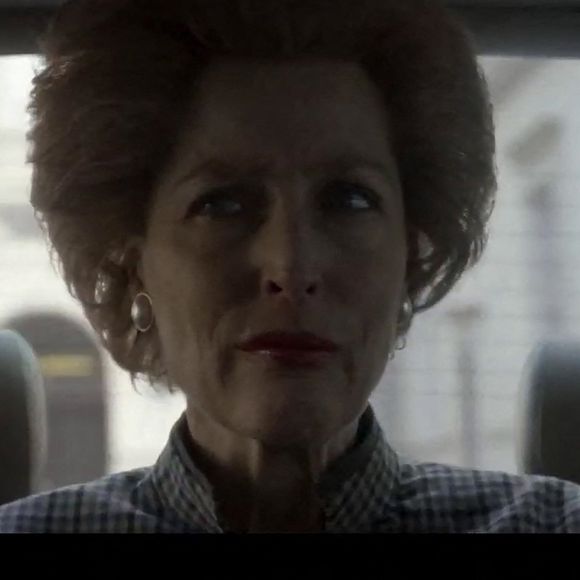 Gillian Anderson dans le rôle de Margaret Thatcher, saison 4 de la série "The Crown", le 15 novembre 2020 sur Netflix.