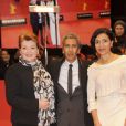 Brenda Blethyn, Rachid Bouchareb, Dolores Heredia lors de la première du film "La Voie de l'ennemi" (Two Men In Town) lors du 64eme Festival International du Film de Berlin, le 7 février 2014.   