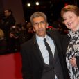 Rachid Bouchareb et Brenda Blethyn lors de la première du film "La Voie de l'ennemi" (Two Men In Town) lors du 64eme Festival International du Film de Berlin, le 7 février 2014.   