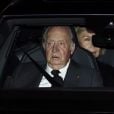 Le roi Juan Carlos Ier et la reine Sofia d'Espagne - La famille royale d'Espagne se recueille après le décès de l'Infante Maria del Pilar de Bourbon à Madrid