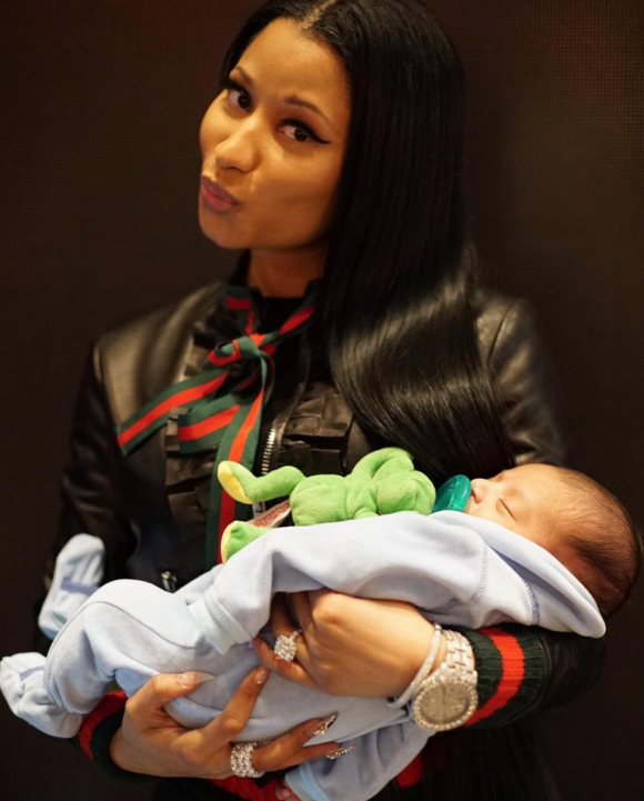 Nicki Minaj et le fils de DJ Khaled, Asahd.