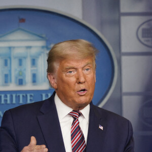 Donald Trump en conférence de presse à la Maison Blanche à Washington. Le 5 novembre 2020 