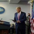 Donald Trump en conférence de presse à la Maison Blanche à Washington. Le 5 novembre 2020   