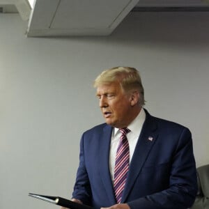 Donald Trump en conférence de presse à la Maison Blanche à Washington. Le 5 novembre 2020 