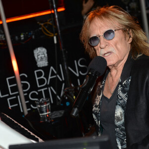 Concert privé du chanteur Christophe (Daniel Bevilacqua) lors du festival des Bains à Paris le 21 février 2019. © Veeren/Bestimage