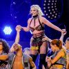 Britney Spears en concert à Scarborough, Royaume-Uni le 17 août 2018.