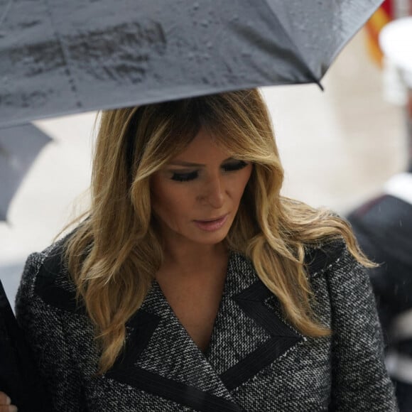 Melania Trump lors de la journée de commémoration "National Veterans Day Observance" au cimetière national de Arlington. Le 11 novembre 2020