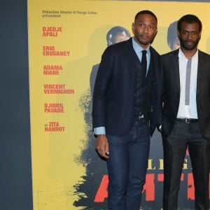Vincent Vermignon, Djedje Apali, Flora Coquerel (Miss France 2014), Djibril Pavade, Eriq Ebouaney - Avant-première du film "Le gang des antillais" à l'UGC Ciné Cité les Halles à Paris le 28 novembre 2016. © CVS/Bestimage